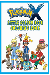 Little Golden Book Pokémon X coloring book