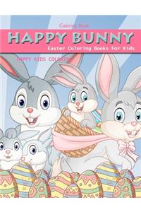 Happy Bunny Coloring Book Easter