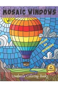 Mosaic Windows Color by Numbers