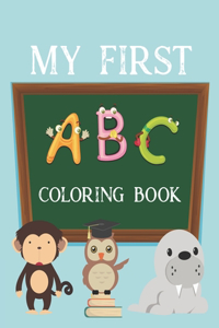 My First ABC Coloring Book