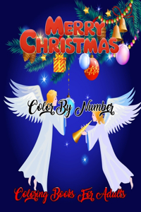 Merry Christmas Color By Number Coloring Books For Adults