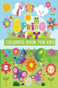 spring coloring book for kids