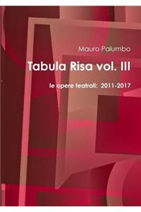 Tabula Risa vol. III