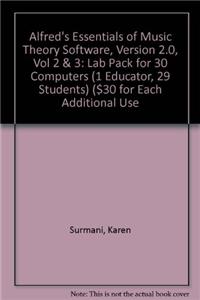 Alfred's Essentials of Music Theory Software, Version 2.0, Vol 2 & 3