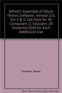 Essentials of Music Theory Software, Version 2.0, Vol 2 & 3: Lab Pack for 30 Computers (1 Educator, 29 Students) ($30 for Each Additional User), Softw