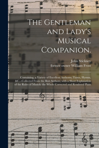 Gentleman and Lady's Musical Companion.