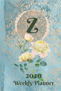 Plan On It 2020 Weekly Calendar Planner 15 Month Pocket Appointment Notebook - Monogram Letter Z