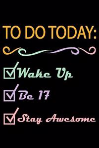 17 Year Old To Do List