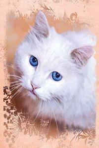 White Cat Composition Notebook, College Ruled