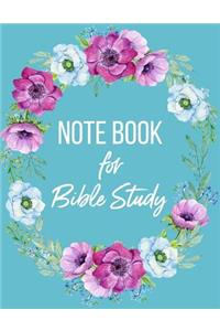 Note Book For Bible Study