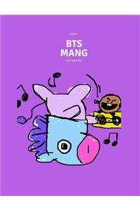 Kpop BTS BT21 MANG Mystery NoteBook For Boys And Girls