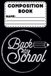 Composition Book Back To School