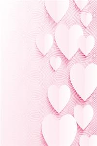 Notebook full of hearts