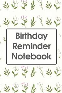 Birthday Reminder Notebook