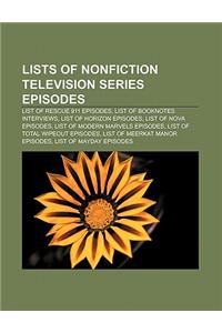 Lists of Nonfiction Television Series Episodes