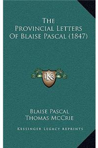 Provincial Letters Of Blaise Pascal (1847)