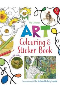 Art Colouring and Sticker Book