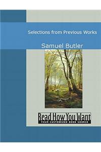Selections from Previous Works