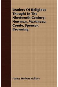 Leaders Of Religious Thought In The Nineteenth Century