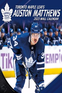 Toronto Maple Leafs Auston Matthews 2023 12x12 Player Wall Calendar