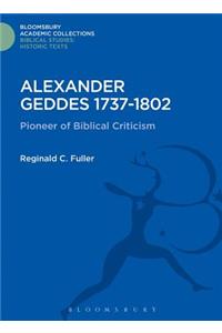 Alexander Geddes 1737-1802