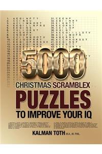 5000 Christmas Scramblex Puzzles to Improve Your IQ
