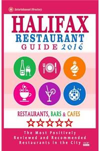 Halifax Restaurant Guide 2016