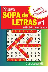 Nueva SOPA de LETRAS #1 (Letra Grande)