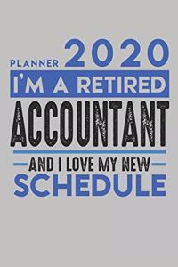 Weekly Planner 2020 - 2021 for retired ACCOUNTANT