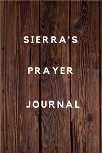 Sierra's Prayer Journal