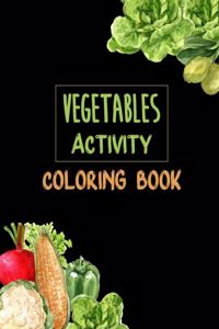 Vegetable Activity Coloring Book