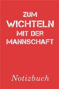 Zum Wichteln Mit Der Mannschaft Notizbuch