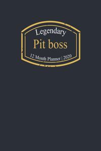 Legendary Pit boss, 12 Month Planner 2020