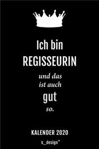 Kalender 2020 für Regisseure / Regisseur / Regisseurin: Wochenplaner / Tagebuch / Journal für das ganze Jahr: Platz für Notizen, Planung / Planungen / Planer, Erinnerungen und Sprüche