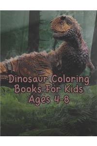 Dinosaur Coloring Books For Kids Ages 4-8