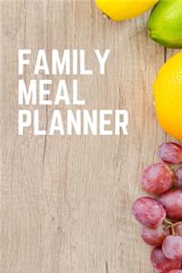 Family Meal Planner for Busy Families and Couples