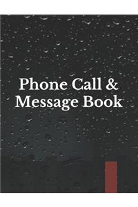 Phone Call & Message Book