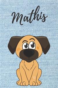 Mathis Hunde-Notizbuch / Malbuch / Tagebuch