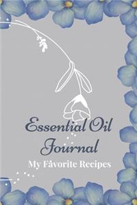Essential Oil Recipe Journal - Special Blends & Favorite Recipes - 6" x 9" 100 pages Blank Notebook Organizer Book 13