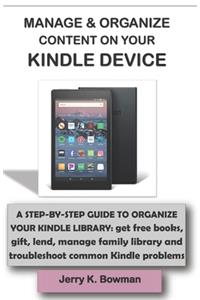 Manage & Organize Content on Your Kindle Device