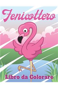 Fenicottero Libro da Colorare