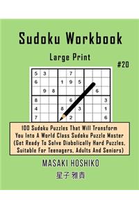 Sudoku Workbook-Large Print #20