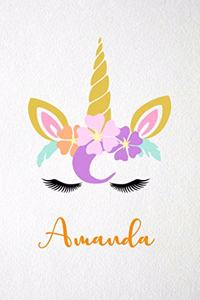 Amanda A5 Lined Notebook 110 Pages