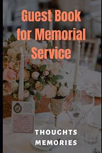Guest Book For Memorial Service