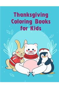 Thanksgiving Coloring Books for Kids