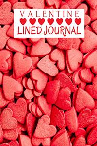 Valentine Lined Journal