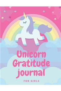 Unicorn Gratitude Journal for Girls 100 Pages of Lined and Illustrated Papers