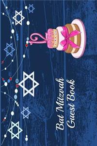 Bar Mitzvah Guest Book: 6x9 Keepsake Guestbook Notebook Journal for Party Guest Sign-Ins