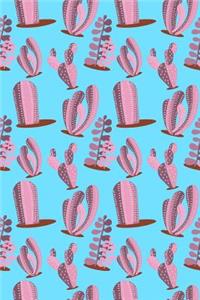 Pink Cactus Notebook