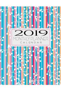 2019 Monthly Planner Calendar